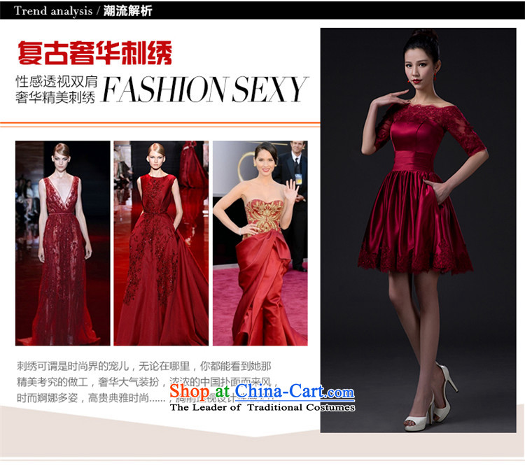 Name of products bridesmaid services 2015 hannizi new Summer Wine red bride wedding dress evening dresses large thin graphics wine red S picture, prices, brand platters! The elections are supplied in the national character of distribution, so action, buy now enjoy more preferential! As soon as possible.