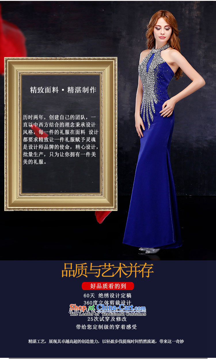 Summer 2015 new Korean history of the bride-large graphics thin crowsfoot evening dresses Sau San banquet service blue XL Suzhou bows shipment picture, prices, brand platters! The elections are supplied in the national character of distribution, so action, buy now enjoy more preferential! As soon as possible.