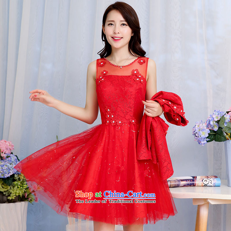The Advisory Committee in the autumn of 2015, New OL temperament elegant two kits dresses small jacket vest skirt kit skirt dress HSZM1582 RED XL, advisory, starring shopping on the Internet has been pressed.