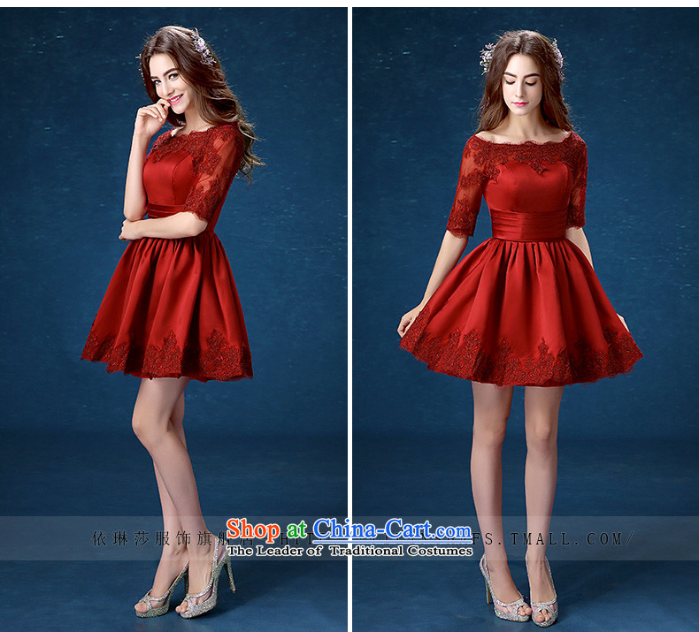 According to Lin Sha bride bows service stylish Sau San wine red will marry the new 2015 banquet evening dresses XL Photo, prices, brand platters! The elections are supplied in the national character of distribution, so action, buy now enjoy more preferential! As soon as possible.