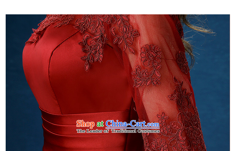 According to Lin Sha bride bows service stylish Sau San wine red will marry the new 2015 banquet evening dresses XL Photo, prices, brand platters! The elections are supplied in the national character of distribution, so action, buy now enjoy more preferential! As soon as possible.