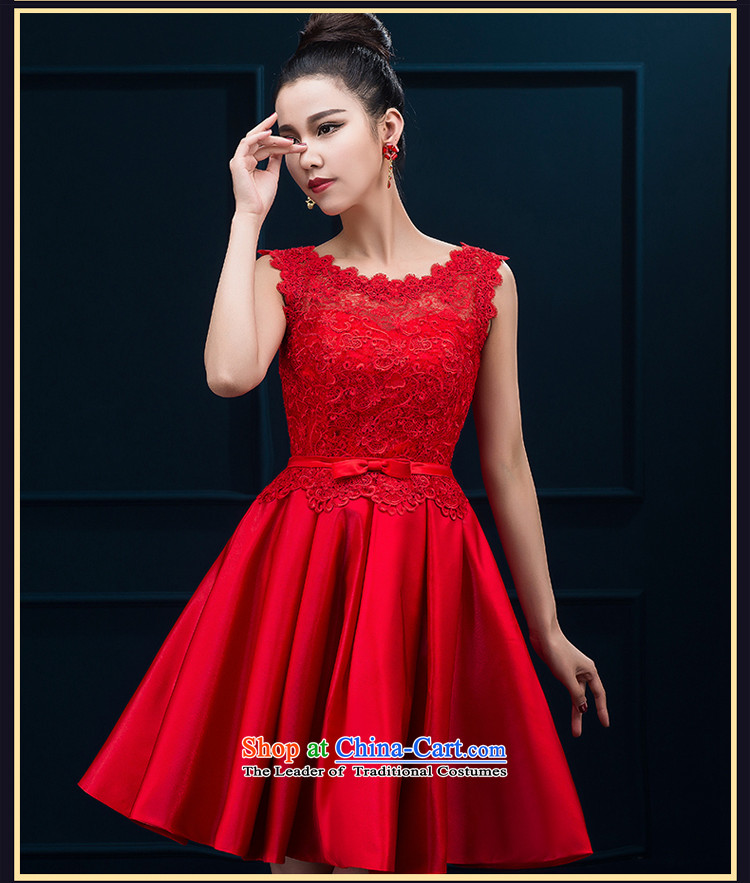 The bride small dress new 2015 lace video thin red short of bows to marry her dress the lift mast Services Mr Ronald Female Red M picture, prices, brand platters! The elections are supplied in the national character of distribution, so action, buy now enjoy more preferential! As soon as possible.