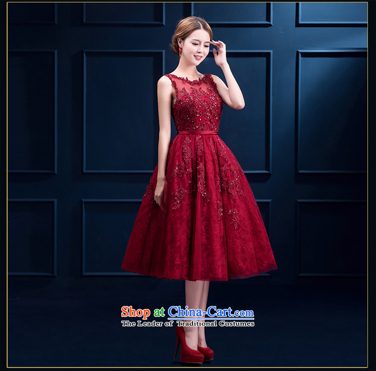 However service new summer 2015 red lace in long banquet bows dress marriages lace red dress video thin wine red 