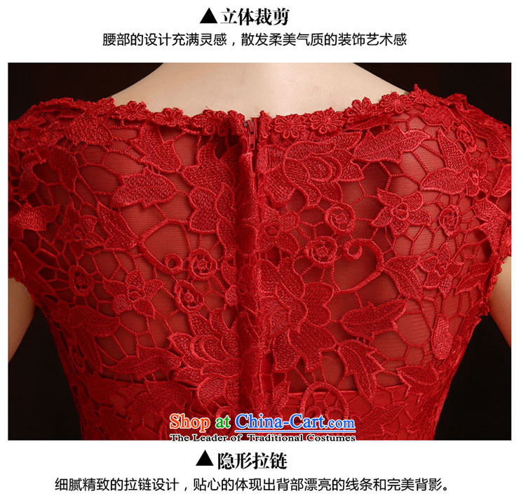 The bride bows to love the New Zealand Su autumn stylish red lace betrothal wedding banquet, wedding dress short red XXXL picture, prices, brand platters! The elections are supplied in the national character of distribution, so action, buy now enjoy more preferential! As soon as possible.