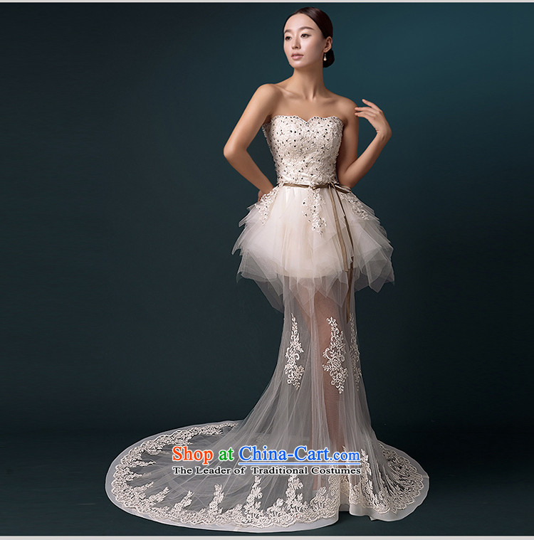 Hillo Lisa (XILUOSHA) banquet evening dresses long wedding dress and Chest Service bows tail bride wedding dresses 2015 new fall to align the M pictures white, prices, brand platters! The elections are supplied in the national character of distribution, so action, buy now enjoy more preferential! As soon as possible.