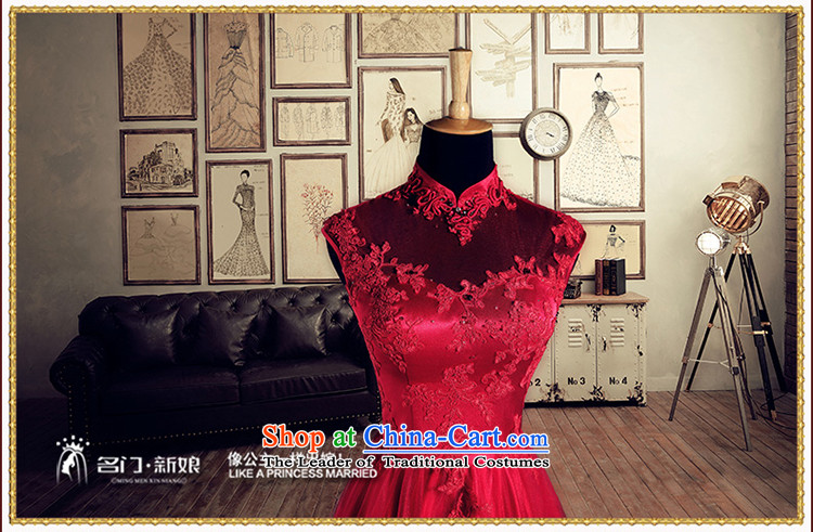   The summer and autumn of 2015, the bride services summer short of bows new wedding dresses shoulder the Word 2267 Red made 25 days shipment picture, prices, brand platters! The elections are supplied in the national character of distribution, so action, buy now enjoy more preferential! As soon as possible.
