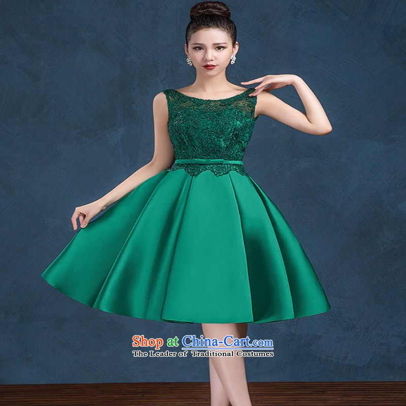 High-end custom 2015 new wedding dresses larger bride bows service of pregnant women chairpersons evening dress green XL, Su-lan , , , Love shopping on the Internet