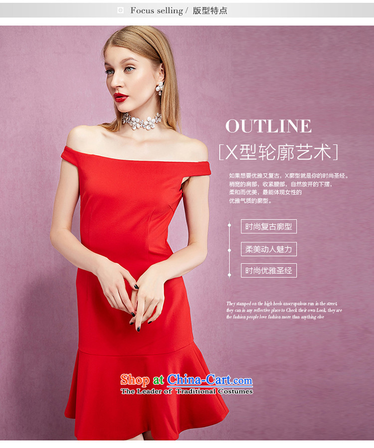 Yi Ge lire aristocratic temperament autumn and winter thick satin red bride services back door onto bows banquet dress 61216 Red S pictures, prices, brand platters! The elections are supplied in the national character of distribution, so action, buy now enjoy more preferential! As soon as possible.