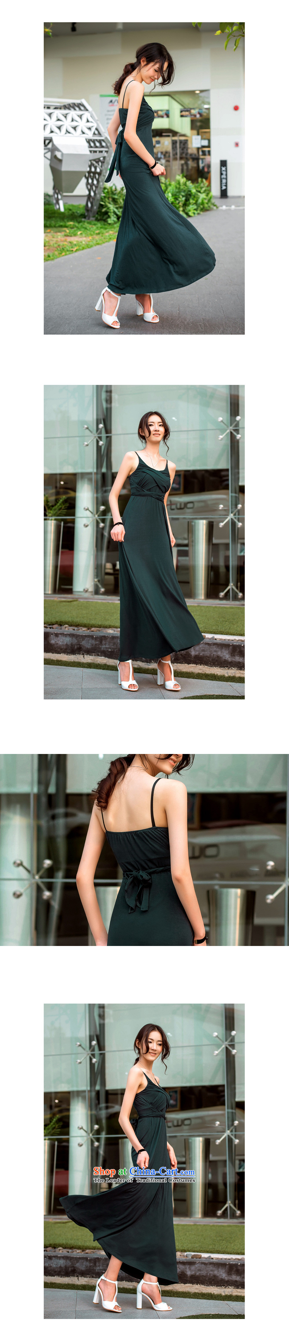 2015 New Pure Color Bow Tie Straps beach long skirt small dress sexy V-Neck Strap dresses female 8,017 at the black are code picture, prices, brand platters! The elections are supplied in the national character of distribution, so action, buy now enjoy more preferential! As soon as possible.
