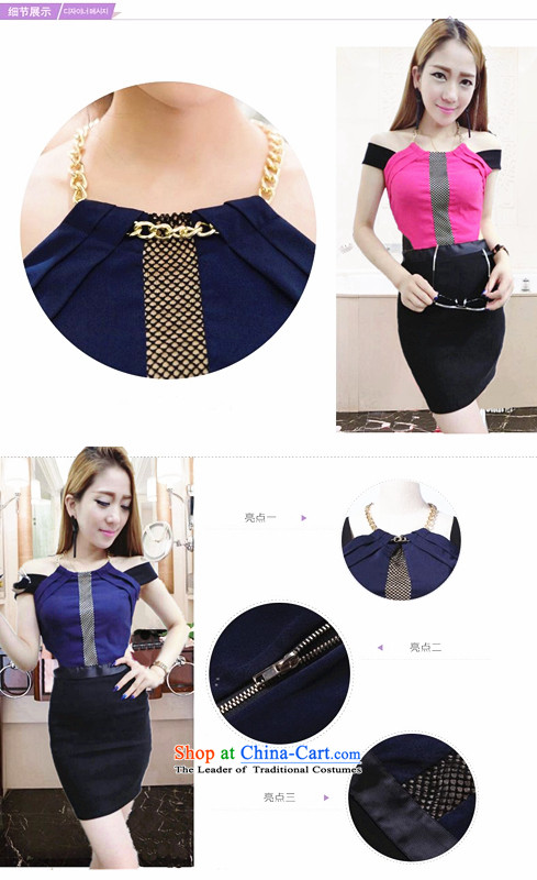 2015 new sexy engraving dresses Korean back-to-Sau San summer also small blue dress code are pictures, prices, brand platters! The elections are supplied in the national character of distribution, so action, buy now enjoy more preferential! As soon as possible.