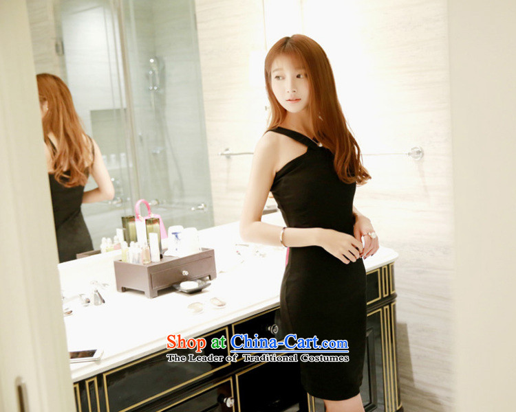Mok-hee 2015 Summer new sexy nightclubs hang also back up Breast Beauty Girl bare shoulders video thin temperament banquet dress dresses and  15.38 Black pictures, prices, brand platters! The elections are supplied in the national character of distribution, so action, buy now enjoy more preferential! As soon as possible.