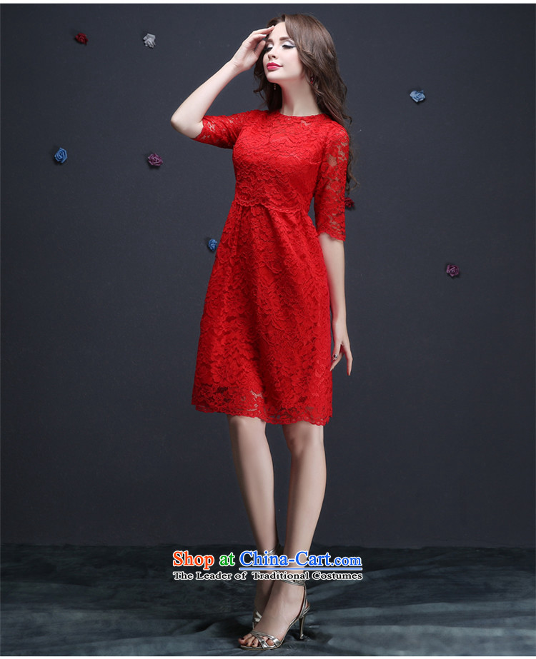 Name of the new 2015 hannizi Korean style spring and summer stylish Service Bridal wedding dresses drink red slotted shoulder red L picture, prices, brand platters! The elections are supplied in the national character of distribution, so action, buy now enjoy more preferential! As soon as possible.