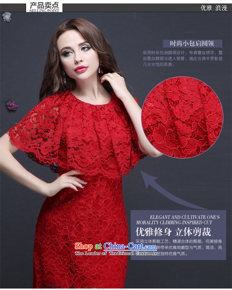 Name of the bows services bridesmaid hannizi services 2015 new Korean-style spring and summer bride wedding dress evening dresses red S picture, prices, brand platters! The elections are supplied in the national character of distribution, so action, buy now enjoy more preferential! As soon as possible.