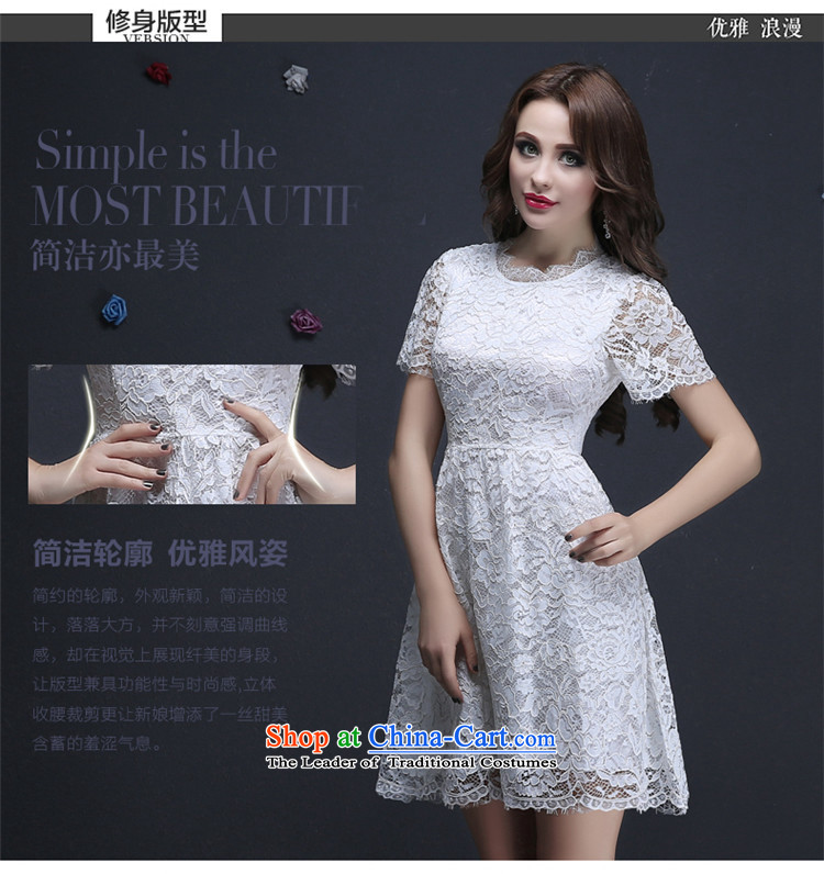 The new 2015 hannizi spring and summer Korean fashion straps, lace brides short dress bows bridesmaid Services Services White M picture, prices, brand platters! The elections are supplied in the national character of distribution, so action, buy now enjoy more preferential! As soon as possible.