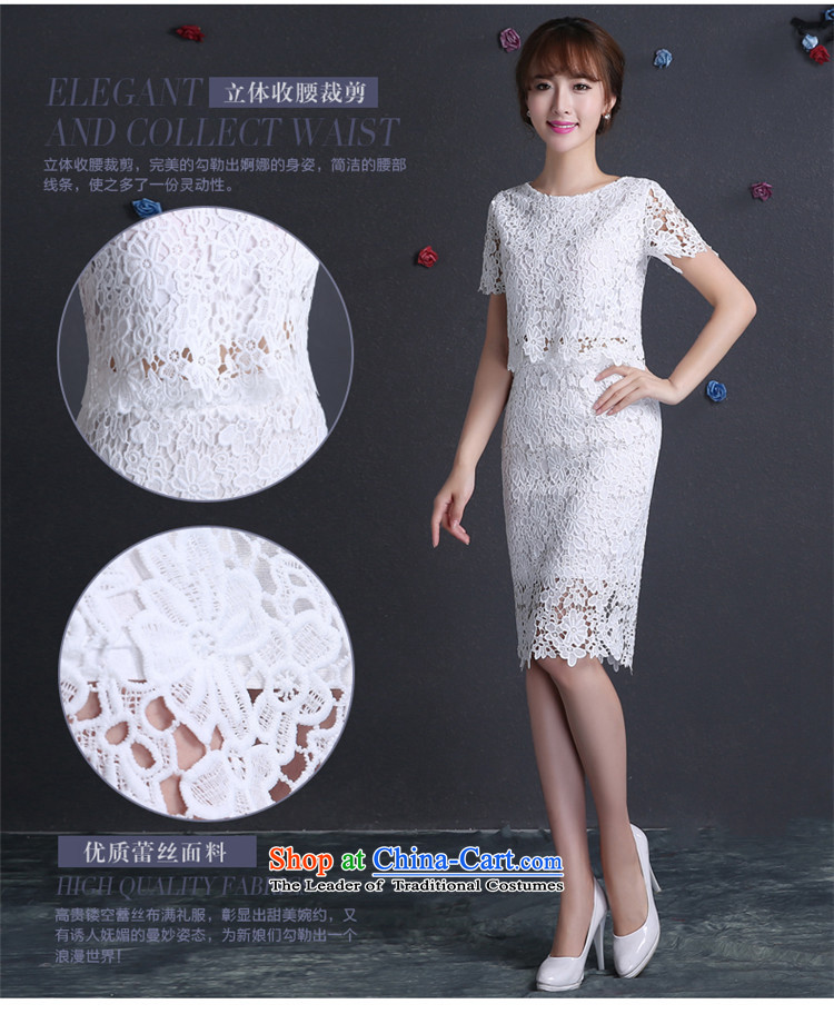 Name of the new 2015 hannizi spring and summer Korean-style wedding dress toasting champagne sweet Bridal Services Bridesmaid Services White XL Photo, prices, brand platters! The elections are supplied in the national character of distribution, so action, buy now enjoy more preferential! As soon as possible.