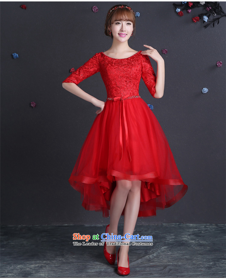 Name of the new 2015 hannizi spring and summer Korean-style red bride wedding dress evening dress uniform red XXL toasting champagne picture, prices, brand platters! The elections are supplied in the national character of distribution, so action, buy now enjoy more preferential! As soon as possible.