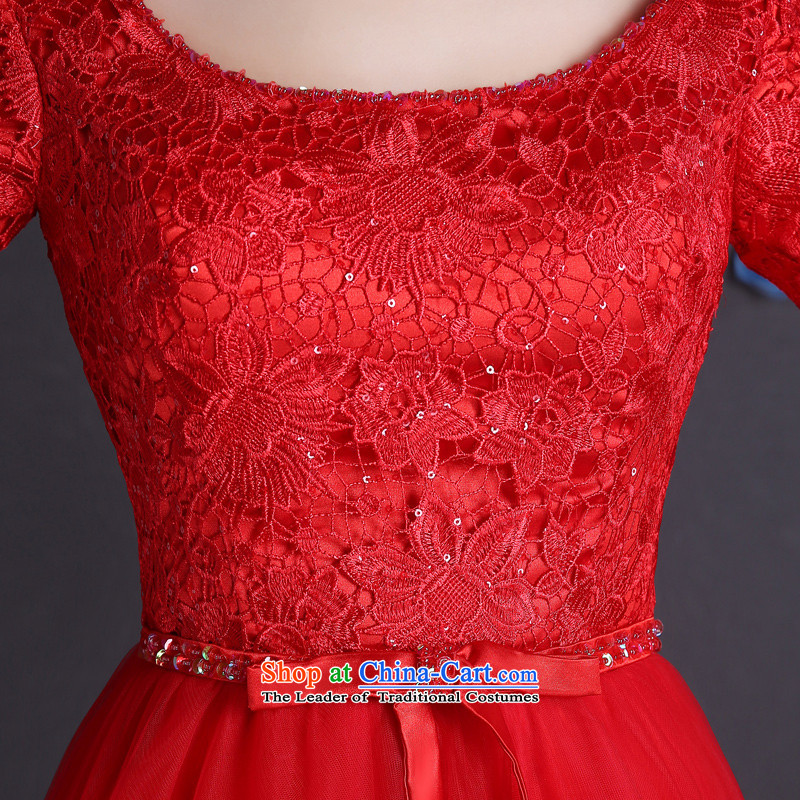 Name of the new 2015 hannizi spring and summer Korean-style red bride wedding dress evening dresses bows services , Korea Red XXL, Gigi Lai (hannizi) , , , shopping on the Internet