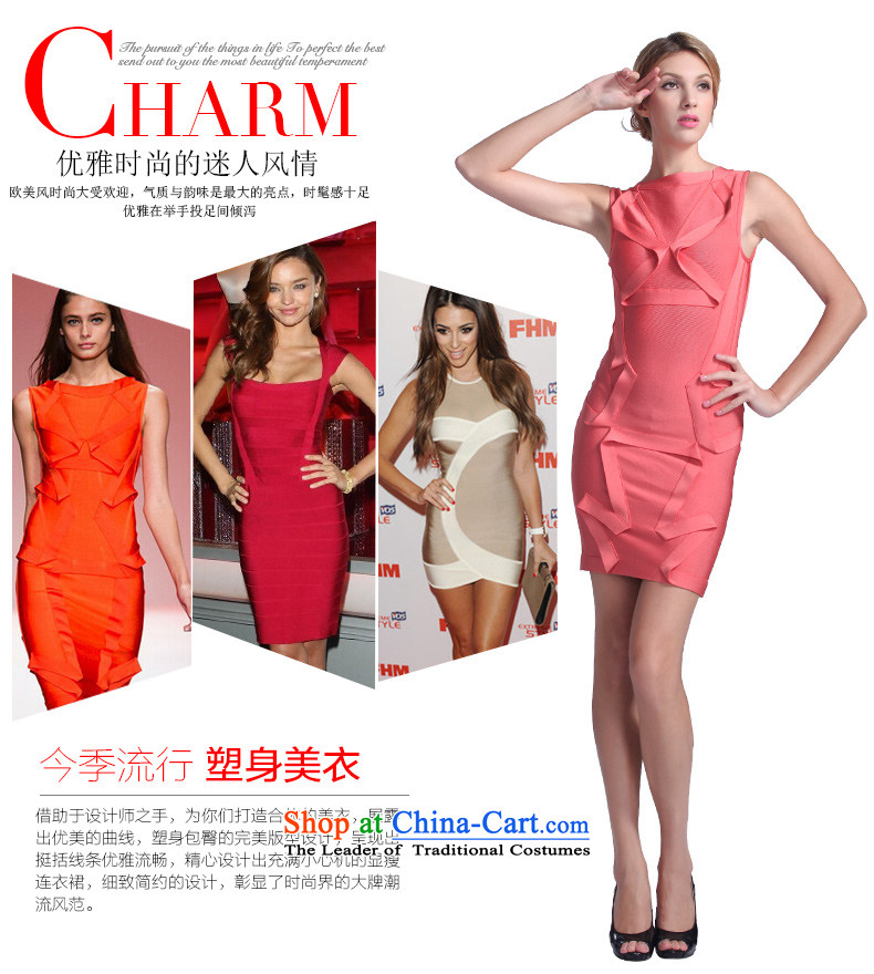 Hua Qi Avandia, spring 2015, New Fitness female bandages skirt nightclubs and sexy package and dress the skirt watermelon RED M picture, prices, brand platters! The elections are supplied in the national character of distribution, so action, buy now enjoy more preferential! As soon as possible.