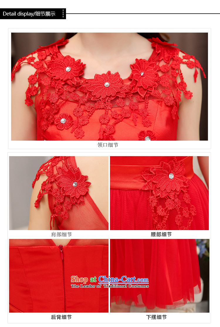 Law Chi Maria di 2015 autumn and winter, bows to bridesmaid dress service bridal dresses short of evening dress back door color red. serving drink M85 - 95 catty pictures, coal prices, brand platters! The elections are supplied in the national character of distribution, so action, buy now enjoy more preferential! As soon as possible.