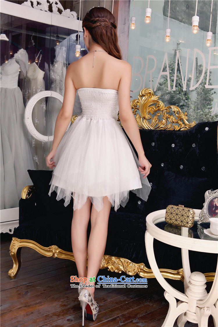 Yet Liqi autumn 2015 new bare shoulders and stylish lace dresses temperament Sau San booking pearl dresses small dress bridesmaid services 958 White M picture, prices, brand platters! The elections are supplied in the national character of distribution, so action, buy now enjoy more preferential! As soon as possible.