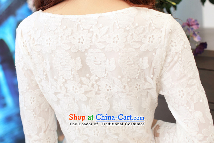 The 2015 autumn and winter is very new lace dresses women engraving lace in Sau San cuff dress dresses QM Q086A white picture, prices, S brand platters! The elections are supplied in the national character of distribution, so action, buy now enjoy more preferential! As soon as possible.