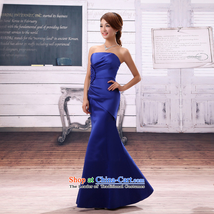 Naoji marriages bows services a crowsfoot wedding dress evening dresses bridesmaid wedding dresses 8261 long blue XXL picture, prices, brand platters! The elections are supplied in the national character of distribution, so action, buy now enjoy more preferential! As soon as possible.
