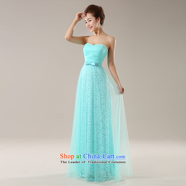 Yet, a new paragraph marriages bows to dress long Sau San lace evening banquet 8265 light blue XS picture, prices, brand platters! The elections are supplied in the national character of distribution, so action, buy now enjoy more preferential! As soon as possible.