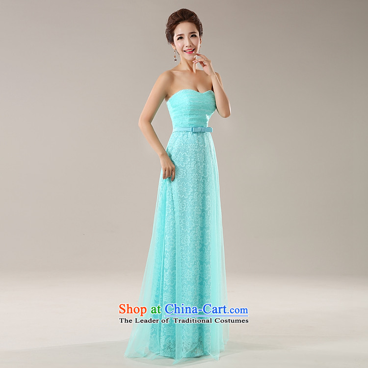Yet, a new paragraph marriages bows to dress long Sau San lace evening banquet 8265 light blue XS picture, prices, brand platters! The elections are supplied in the national character of distribution, so action, buy now enjoy more preferential! As soon as possible.