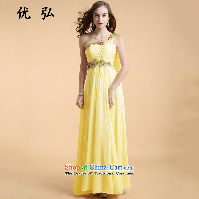 Optimize video temperament aristocratic wind elegant dresses shoulder evening dresses long dinner show the moderator long skirt lg9447 red xs, Optimize Hong shopping on the Internet has been pressed.