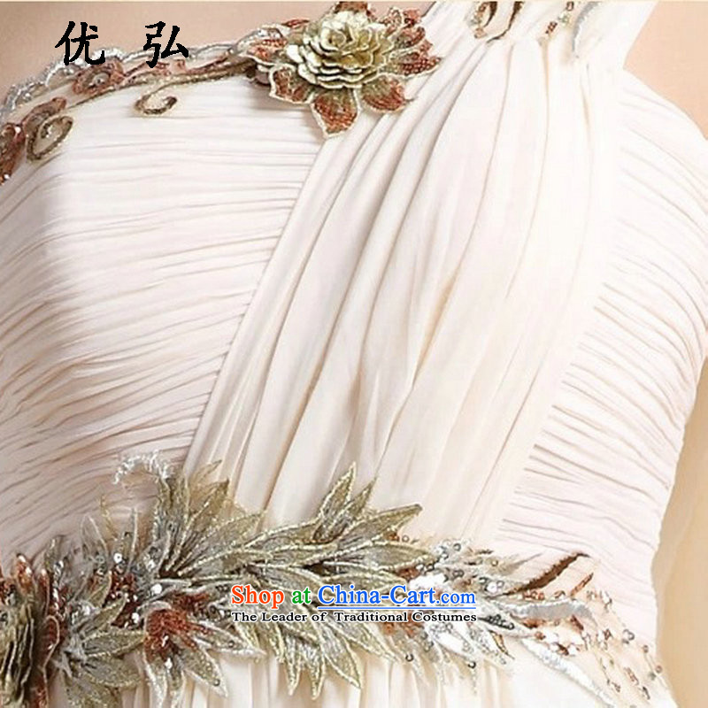 Optimize video temperament aristocratic wind elegant dresses shoulder evening dresses long dinner show the moderator long skirt lg9447 red xs, Optimize Hong shopping on the Internet has been pressed.