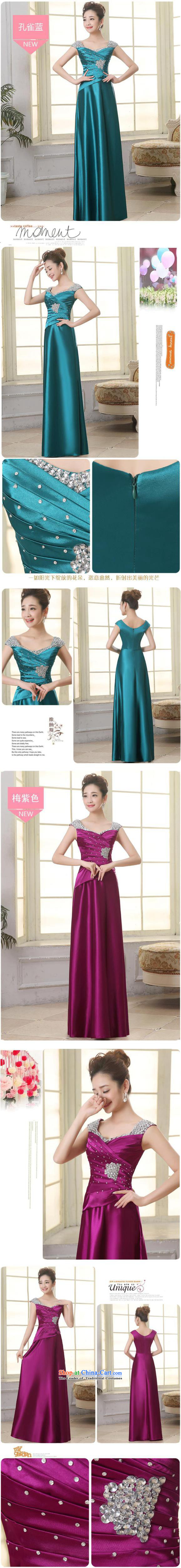 Naoji a marriages bows bridesmaid evening dress banquet moderator dress female marriages long bows services 8266 Blue XL Photo, prices, brand platters! The elections are supplied in the national character of distribution, so action, buy now enjoy more preferential! As soon as possible.