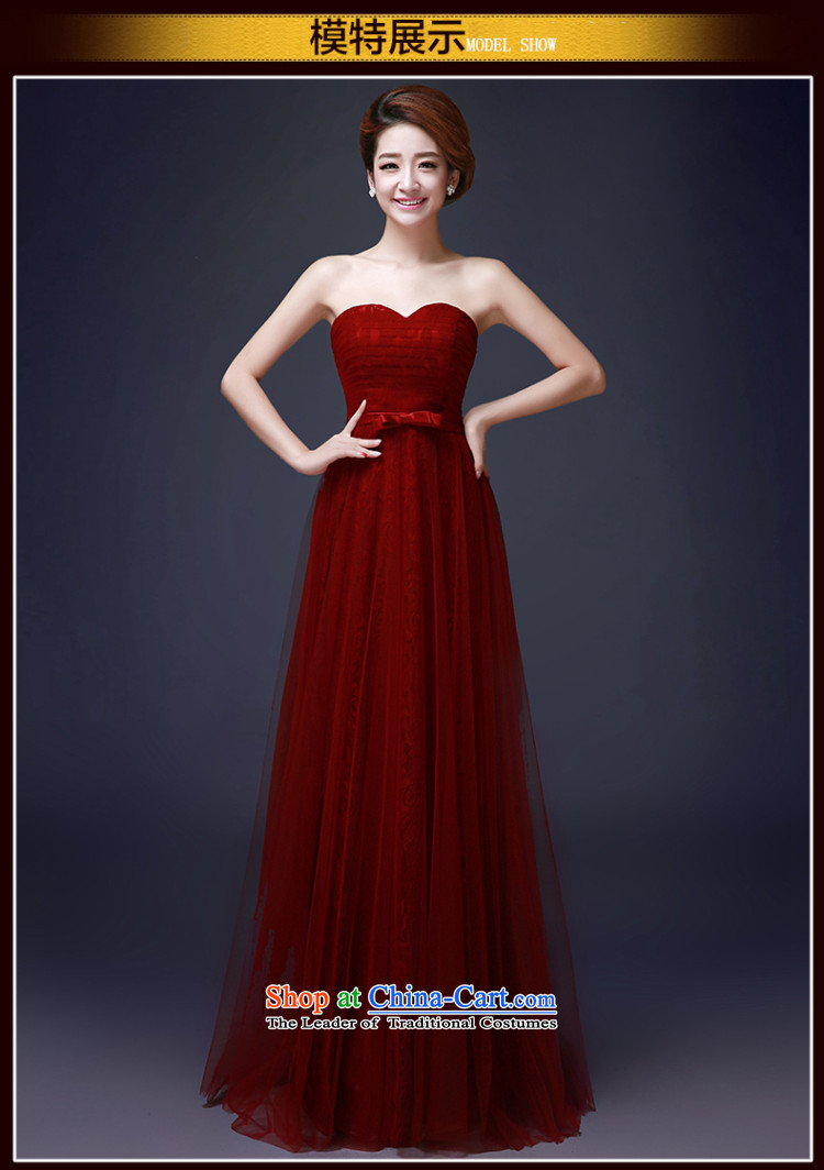 Yet, a new paragraph long autumn wedding red wedding dress lace anointed chest Sau San Bridal Services 8267 bows wine red XXL picture, prices, brand platters! The elections are supplied in the national character of distribution, so action, buy now enjoy more preferential! As soon as possible.