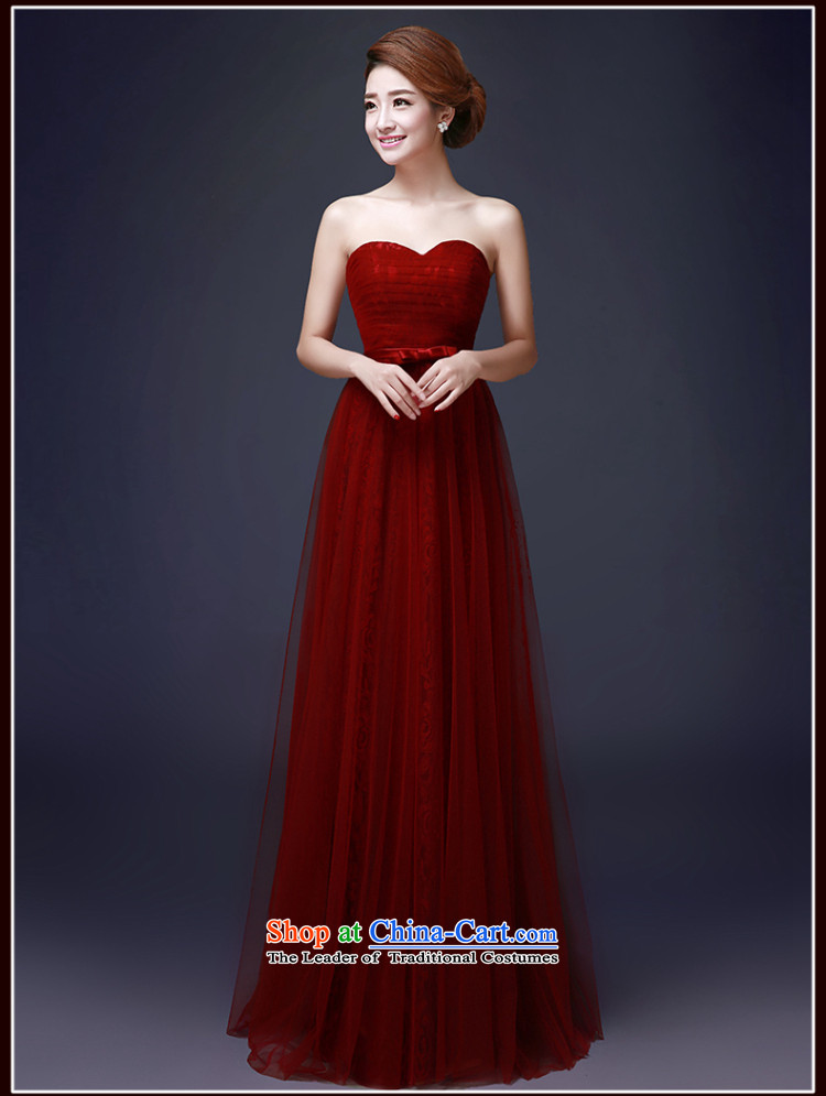 Yet, a new paragraph long autumn wedding red wedding dress lace anointed chest Sau San Bridal Services 8267 bows wine red XXL picture, prices, brand platters! The elections are supplied in the national character of distribution, so action, buy now enjoy more preferential! As soon as possible.