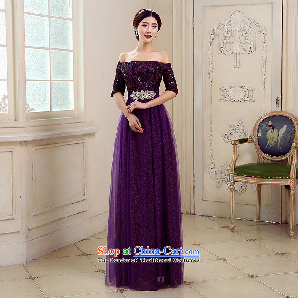 Optimize the word Hong-shoulder 2015 Annual Dinner of the new drink back show moderator long evening dresses lg9580 purple L picture, prices, brand platters! The elections are supplied in the national character of distribution, so action, buy now enjoy more preferential! As soon as possible.