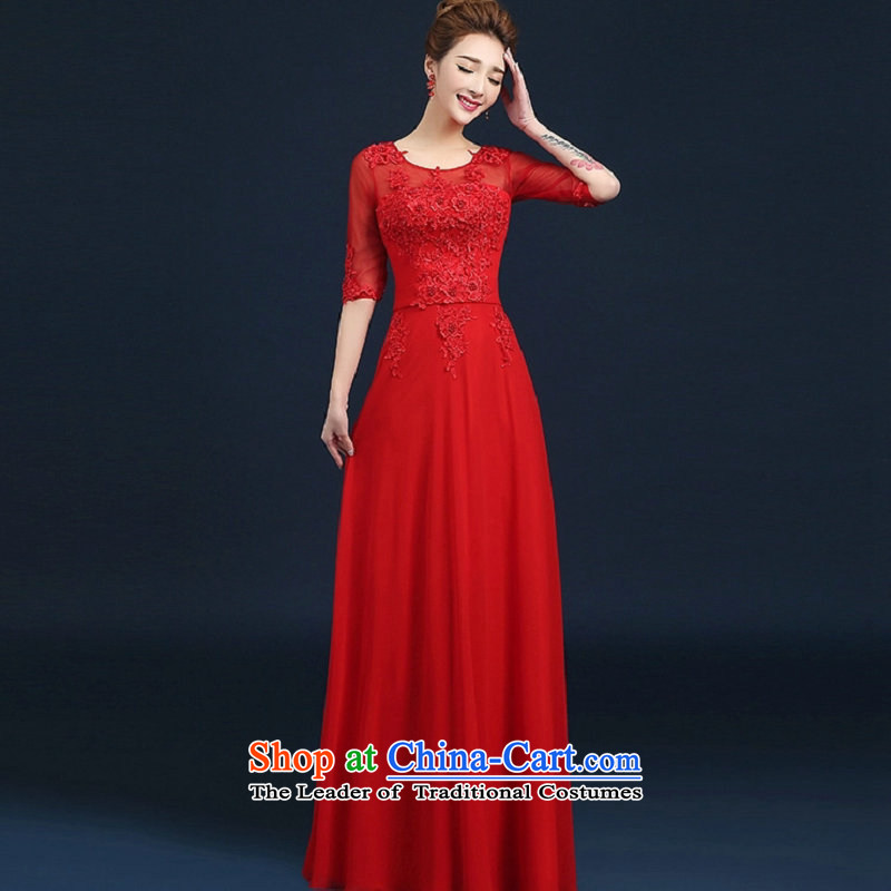 Naoji a long, Mr Ronald marriages bows service banquet dinner dress the Word 8269 Red Dress shoulder XXL, naoji a , , , shopping on the Internet