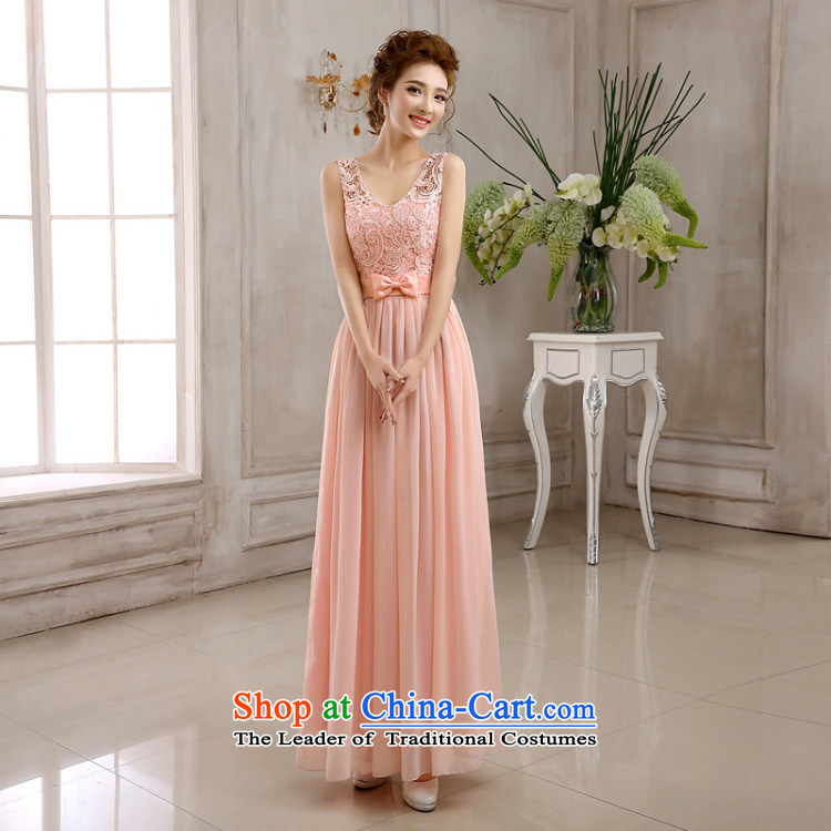 Naoji bridesmaid mission a long gown bridesmaid services will marry sister skirt bridesmaid skirt 82610 pink XXL picture, prices, brand platters! The elections are supplied in the national character of distribution, so action, buy now enjoy more preferential! As soon as possible.