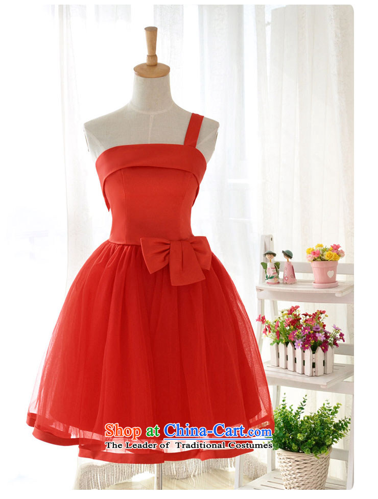 Millennium bride 2015 new Korean Pink Single Twine Bow Knot presided over small shoulder Dress Short, wipe the chest and sisters mission bridesmaid services red picture, prices, brand platters! The elections are supplied in the national character of distribution, so action, buy now enjoy more preferential! As soon as possible.