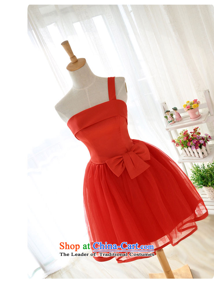Millennium bride 2015 new Korean Pink Single Twine Bow Knot presided over small shoulder Dress Short, wipe the chest and sisters mission bridesmaid services red picture, prices, brand platters! The elections are supplied in the national character of distribution, so action, buy now enjoy more preferential! As soon as possible.