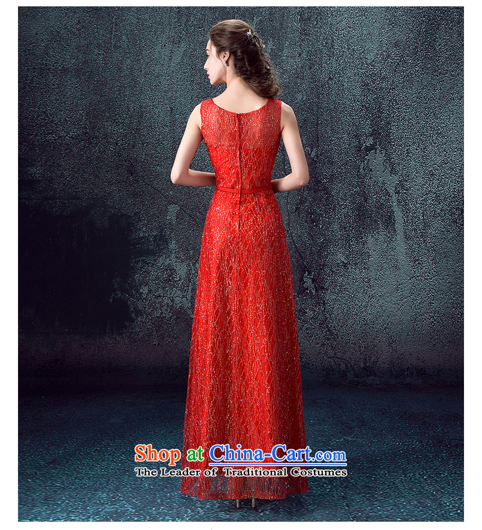 According to Lin Sa 2015 autumn and winter new bride stylish bows services red banquet show will come on-chip crowsfoot evening dresses red L picture, prices, brand platters! The elections are supplied in the national character of distribution, so action, buy now enjoy more preferential! As soon as possible.
