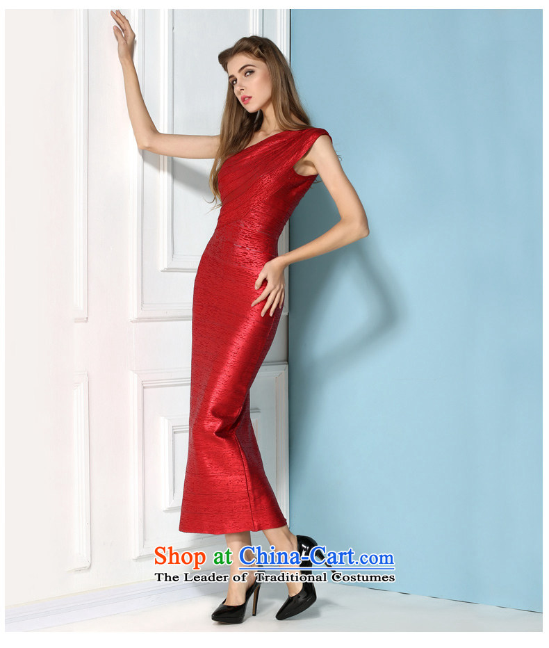 2015 new hot drink service sexy Beveled Shoulder and bandages upscale Sau San package goddess dress dresses ironing fluffy S picture, prices, brand platters! The elections are supplied in the national character of distribution, so action, buy now enjoy more preferential! As soon as possible.