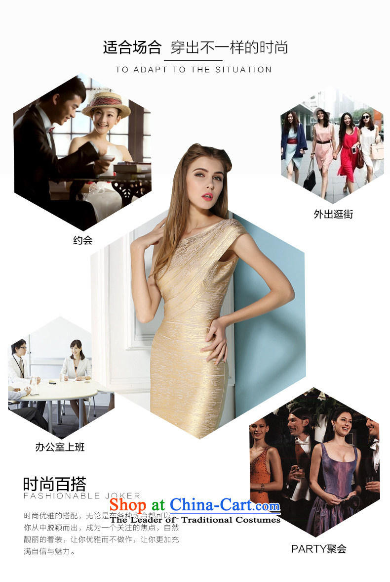 2015 new hot drink service sexy Beveled Shoulder and bandages upscale Sau San package goddess dress dresses ironing fluffy S picture, prices, brand platters! The elections are supplied in the national character of distribution, so action, buy now enjoy more preferential! As soon as possible.