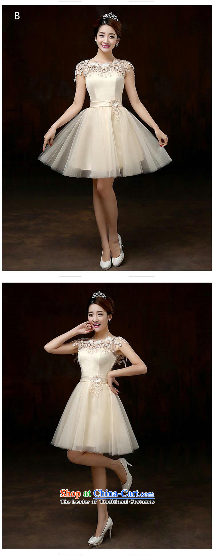 A spring naoji new Korean skirt Fashion bridesmaid mission skirt dress Sau San Video Thin women, 8271 champagne color long L picture, prices, brand platters! The elections are supplied in the national character of distribution, so action, buy now enjoy more preferential! As soon as possible.