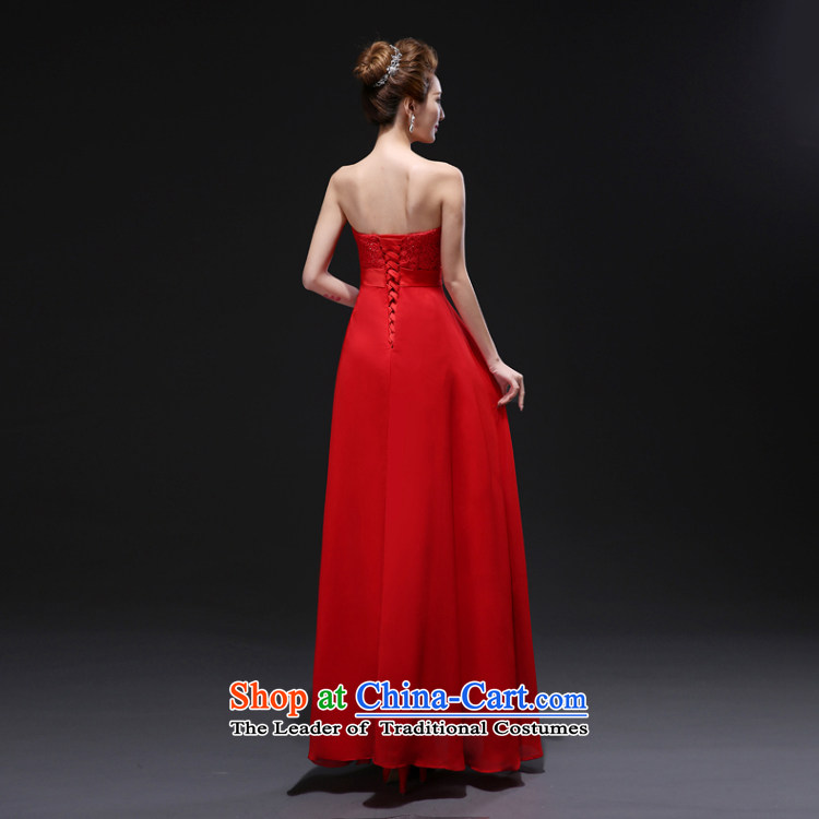 Naoji a new spring bride stylish Long Chest banquet dress wiping the wedding dress red Summer 8275 Female Red XS picture, prices, brand platters! The elections are supplied in the national character of distribution, so action, buy now enjoy more preferential! As soon as possible.
