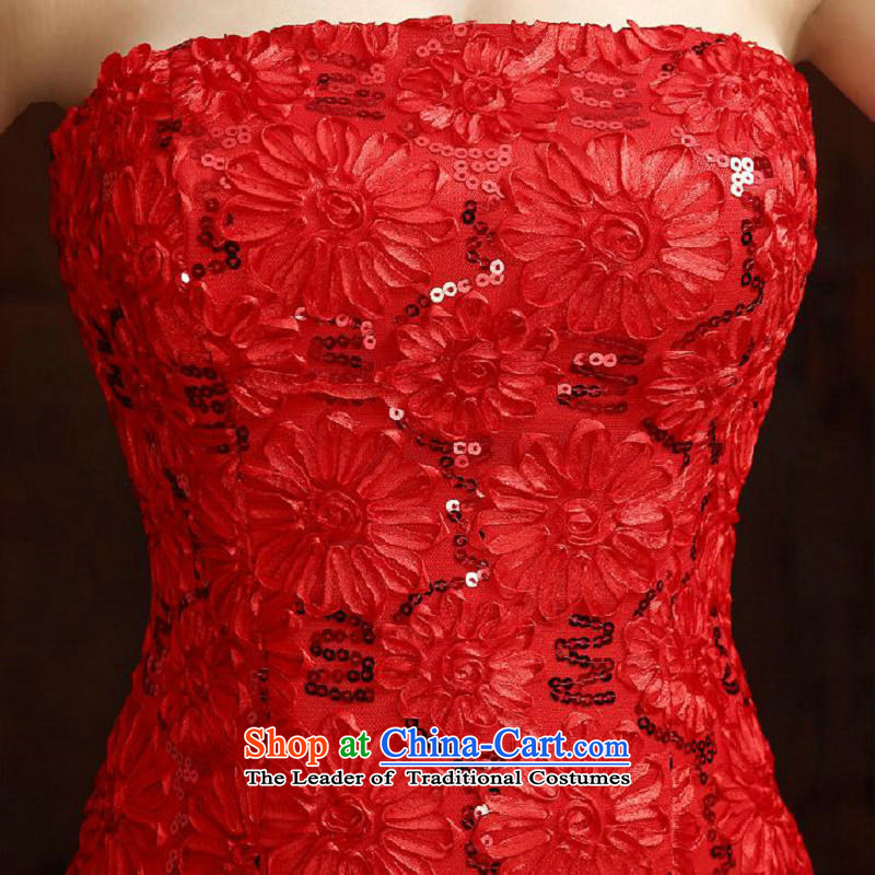 Yet, a new paragraph red lace crowsfoot Sau San long marriages banquet dinner dress skirt 8278 red , L, yet a , , , shopping on the Internet