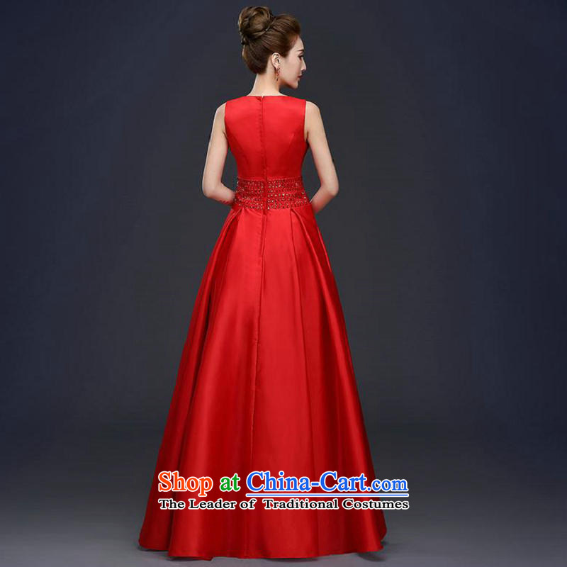 Yet, a new bride replacing wedding dress long word shoulder red lace bows services fall 8279 Red S naoji a , , , shopping on the Internet