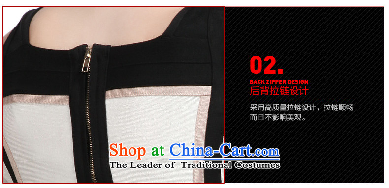 Hua Qi Avandia, spring and summer and sexy bare shoulders and engraving package stylish grid control short of Sau San bandages dresses black and white checkered picture L, prices, brand platters! The elections are supplied in the national character of distribution, so action, buy now enjoy more preferential! As soon as possible.