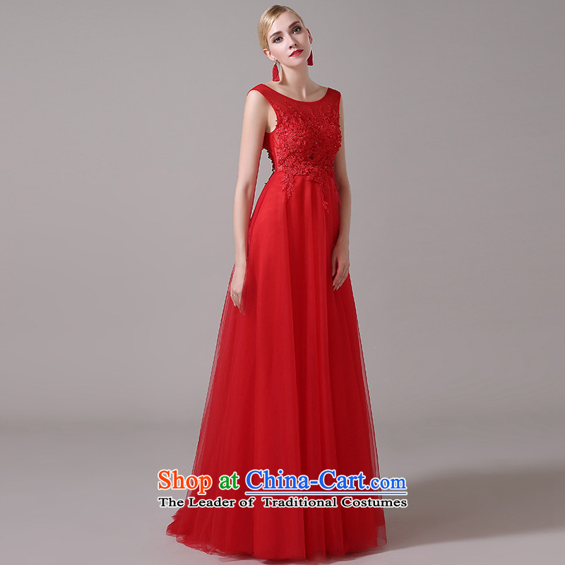 New evening dress autumn 2015 Korean brides to align the bows services long red married women Sau San dress summer red can be made plus $30 does not return, Yi Sang Love , , , shopping on the Internet