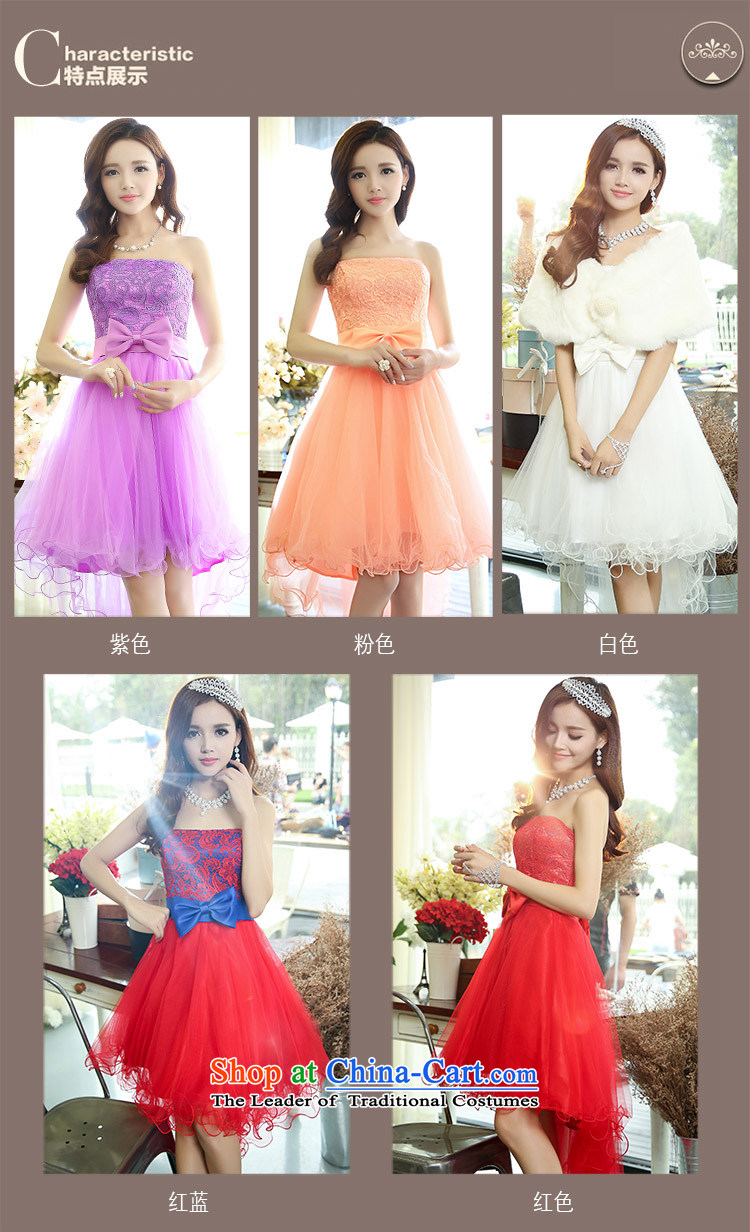 The law of the chest and Princess Qi wedding autumn 2015 new Korean Foutune of video thin bride wedding dress small trailing bon bon skirt bridesmaid bows dress female red. The photo shawl XL, prices, brand platters! The elections are supplied in the national character of distribution, so action, buy now enjoy more preferential! As soon as possible.
