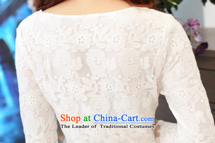Ms Elsie Leung at the autumn 2015 new boxed lace skirt women engraving lace in Sau San cuff dress dresses White M picture, prices, brand platters! The elections are supplied in the national character of distribution, so action, buy now enjoy more preferential! As soon as possible.