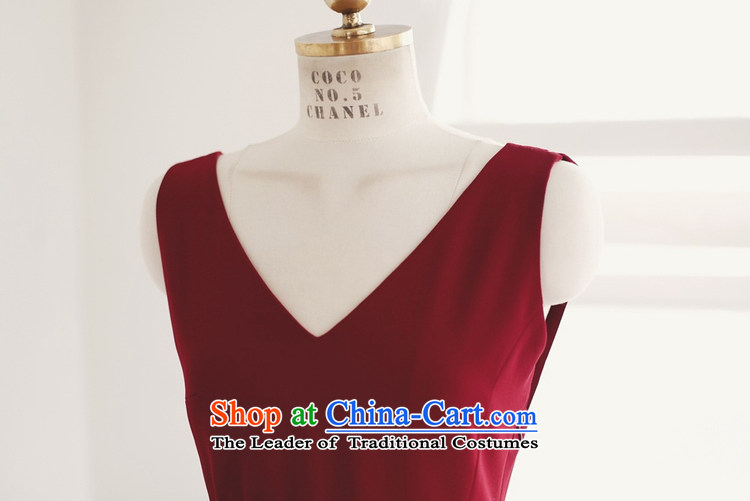 Ms Elsie Leung at 2015 Summer new strap and sexy back deep V-Neck Bow Tie dress dresses nightclubs replacing gift pack Magenta. M picture, prices, brand platters! The elections are supplied in the national character of distribution, so action, buy now enjoy more preferential! As soon as possible.